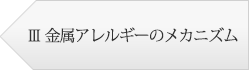 Ⅲ 金属アレルギーのメカニズム